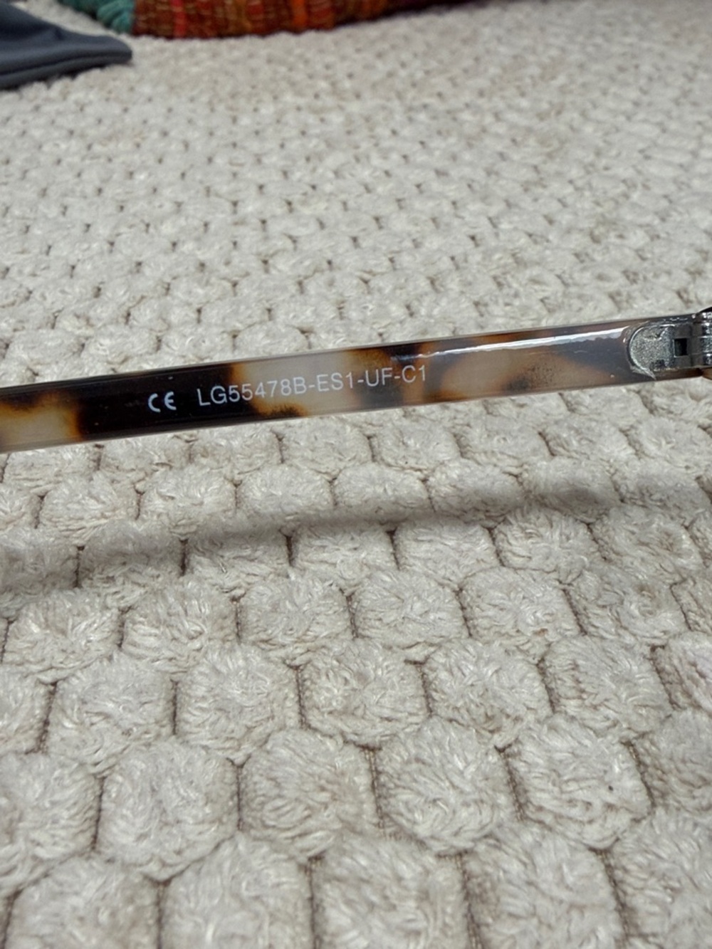 LOFT Tortoiseshell Round Glasses with Clear Blue-light Lenses - Picture 5 of 7